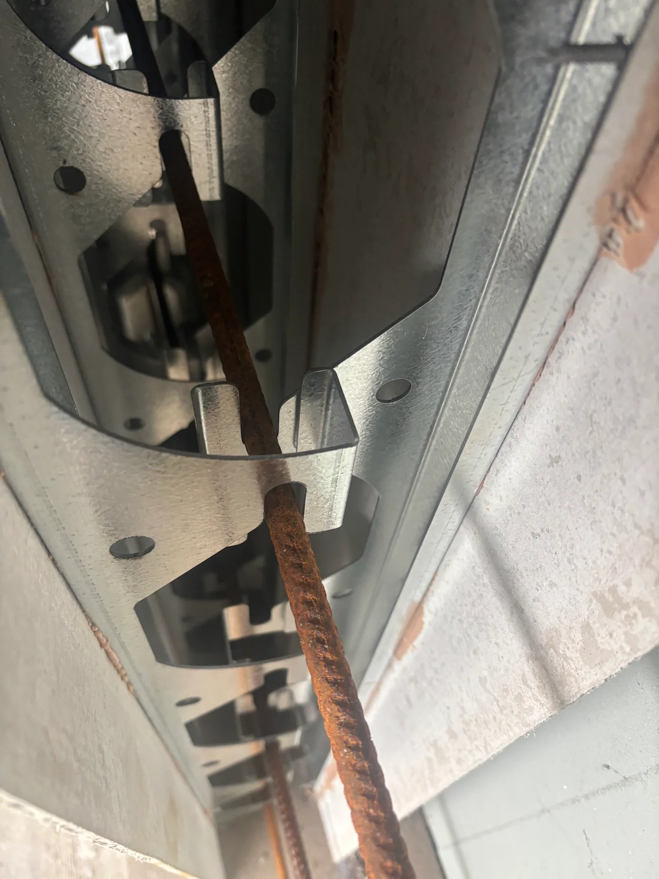 Connector and reinforcement detail